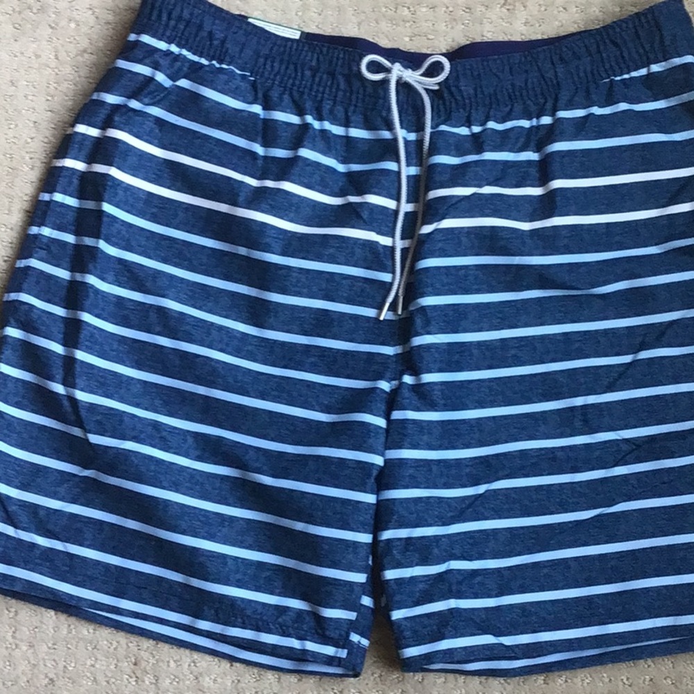 NWT Mens Striped Swim Shorts - Size XL
